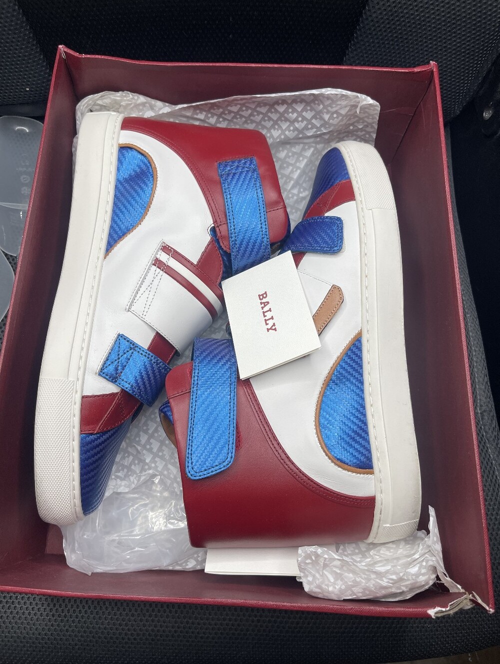 Bally Herick / 107 White Calf Plain Leather Sneakers size US 13 D Sneakers